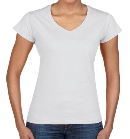 Gildan Women's V-neck T-shirt