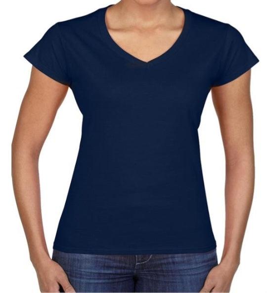 Gildan Women's V-neck T-shirt