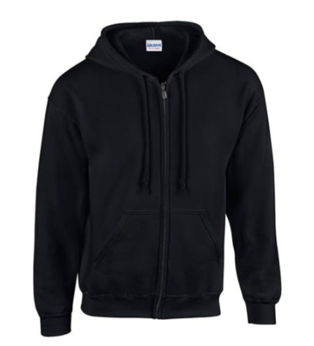 Gildan Full Zip Hooded Sweatshirt