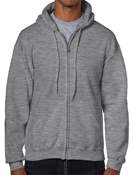 Gildan Full Zip Hooded Sweatshirt