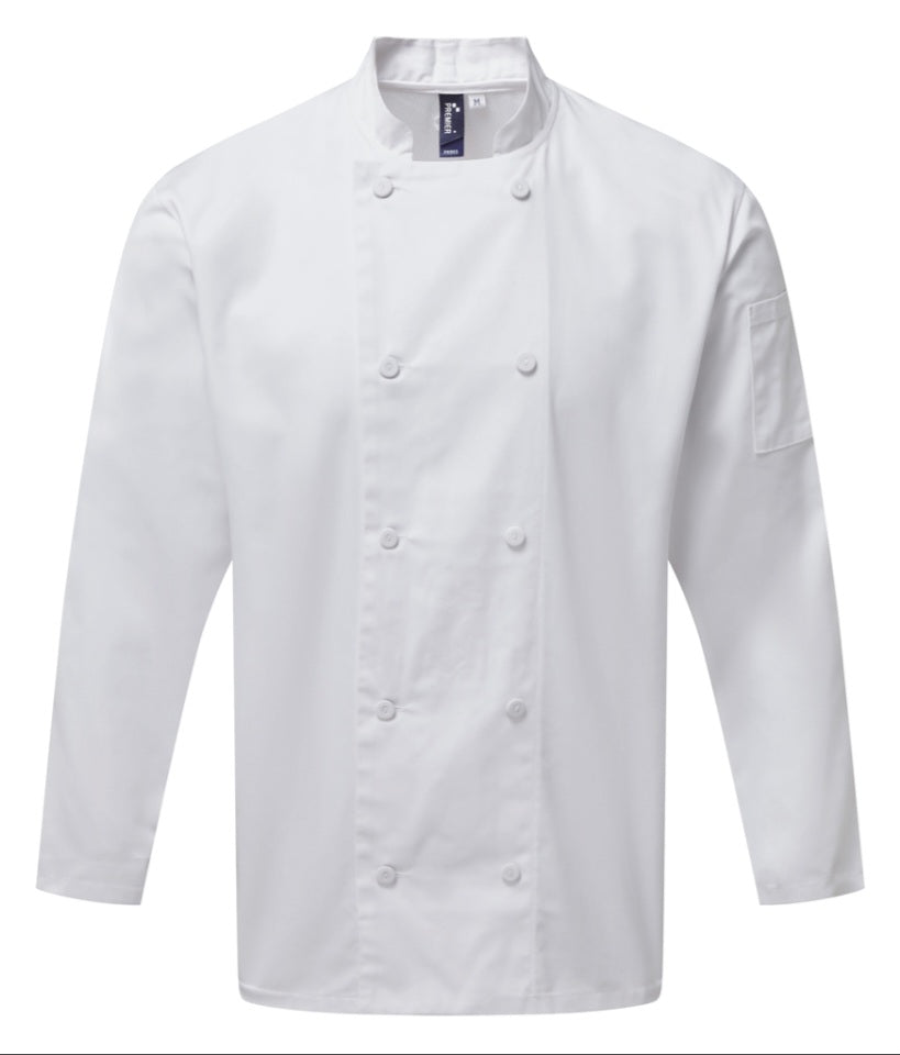 Coolchecker Long Sleeve Chefs Jacket