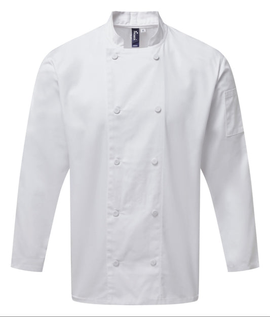 Coolchecker Long Sleeve Chefs Jacket