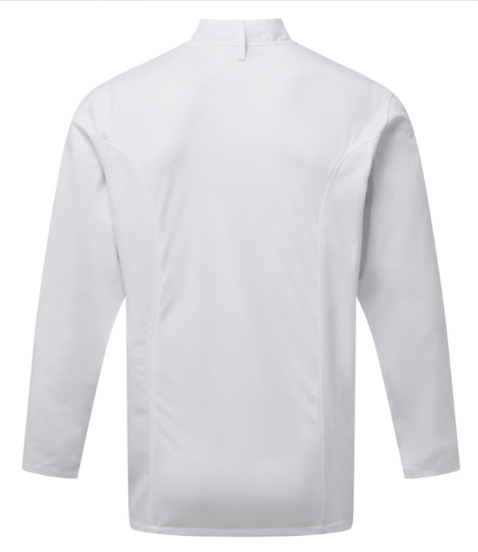 Coolchecker Long Sleeve Chefs Jacket