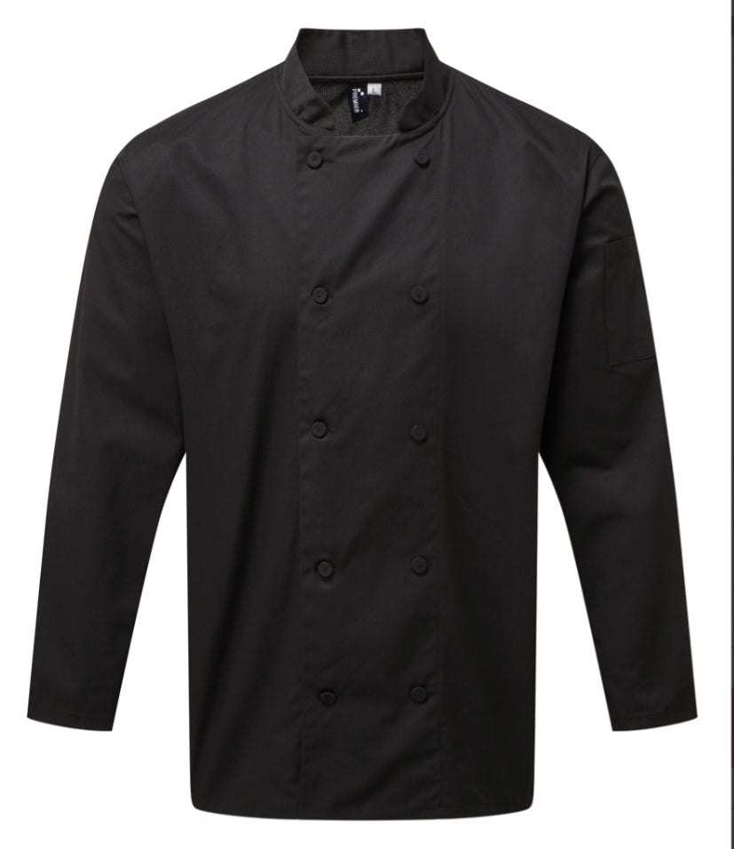 Coolchecker Long Sleeve Chefs Jacket